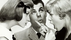 Fighting mine vintage hair bow pointing greyscale