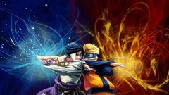 Fighting uchiha sasuke uzumaki naruto naruto shippuden