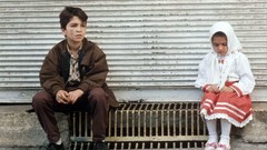 Film children two Brothers sitting little girl Iranian The 