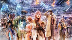 Final Fantasy artwork video games fantasy art