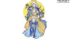Final Fantasy Simple Background Final Fantasy IV Yoshitaka Amano