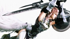 final fantasy xiii Claire Farron sword shield video games Women