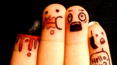 Fingers hello funny