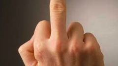 Fingers middle finger