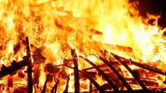 Fire abstract digital art