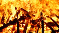 Fire abstract digital art