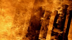 Fire abstract flames digital art