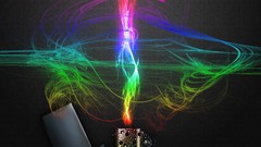 Fire abstract multicolor Zippo aokp