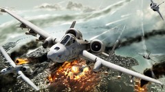 Fire Aircraft explosions A-10 Thunderbolt II