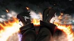 Fire Anime Brothers uchiha sasuke uchiha itachi naruto shippuden