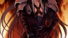 Fire Anime final fantasy vii Sephiroth