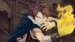 Fire Anime pink hair fairy tail logos anime boys Dragneel Natsu 