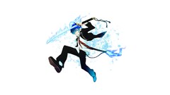 Fire Anime Swords school uniforms ao no exorcist okumura rin 