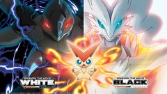 Fire black and white Anime Manga Pokemon Zekrom Reshiram 