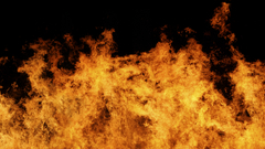 Fire black background