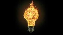 Fire black background