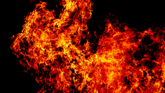 Fire black background