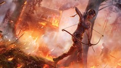 Fire blood arrows bows tomb raider lara croft