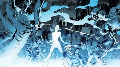 Fire blue explosions comics marvel comics comic art Marvel NOW