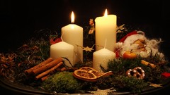 Fire Candles wreath advent