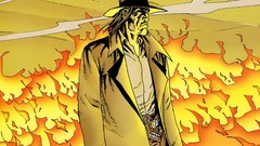 Fire comics artwork Vertigo Comics preacher