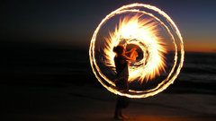 Fire dancing