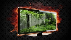 Fire design abstract Screens artwork