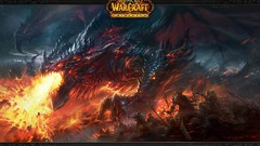Fire Dragons fan art battles artwork Deathwing video games 