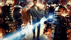 Fire explosions Robots Aliens Lasers Doctor Who karen gillan 