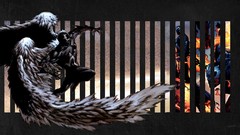 Fire fallen wings fight Spawn comics angels