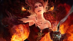 Fire fantasy art
