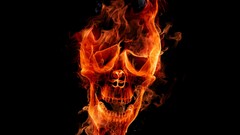 Fire fire skull