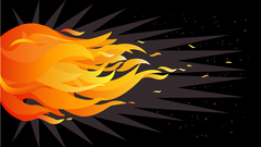 Fire flame artwork high