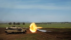 Fire flame military tanks