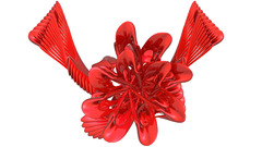 Fire floure abstract