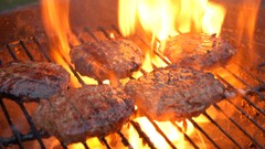 Fire food barbecue grill bbq