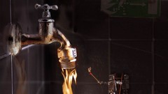Fire fountain