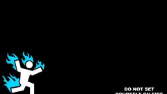 Fire funny artwork black