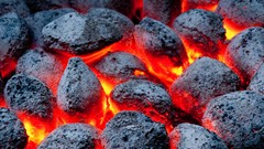Fire glowing Coal