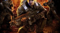 Fire Guns gears of war marcus fenix video games Dom Santiago 