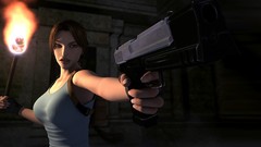 Fire Guns torch tomb raider lara croft mirrored