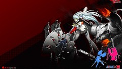 Fire headphones Anime horns anime girls seifuku persona 4 video 