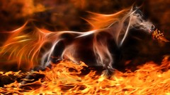 Fire Horses Fractalius