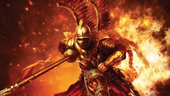 Fire Horses wings blade Knights lance Swords flames masks 