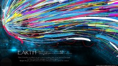 Fire Jesus lights spiral Information Earth Brushes Islam Arabic 