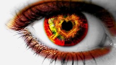 Fire love eyes Hearts