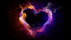 Fire love Hearts colors multicolor
