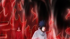 Fire Manga Brothers red eyes uchiha sasuke uchiha itachi naruto 
