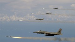 Fire Mexico USA gulf drone missiles rockets