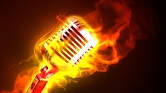 Fire microphones Photo manipulation